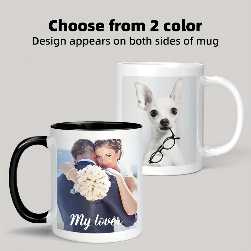 Mok met eigen foto & tekst/log - Sublimation Mug White recensie en prijs