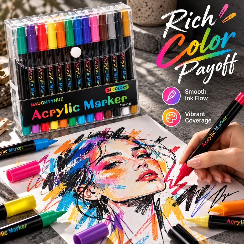Dubbele acrylverfmarkers, verk - Copic Marker Classic recensie en prijs